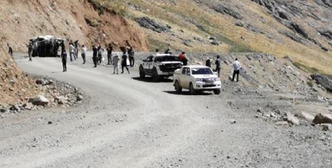 Hakkari’de kazada 6 kişi öldü, 1 kişi yaralı