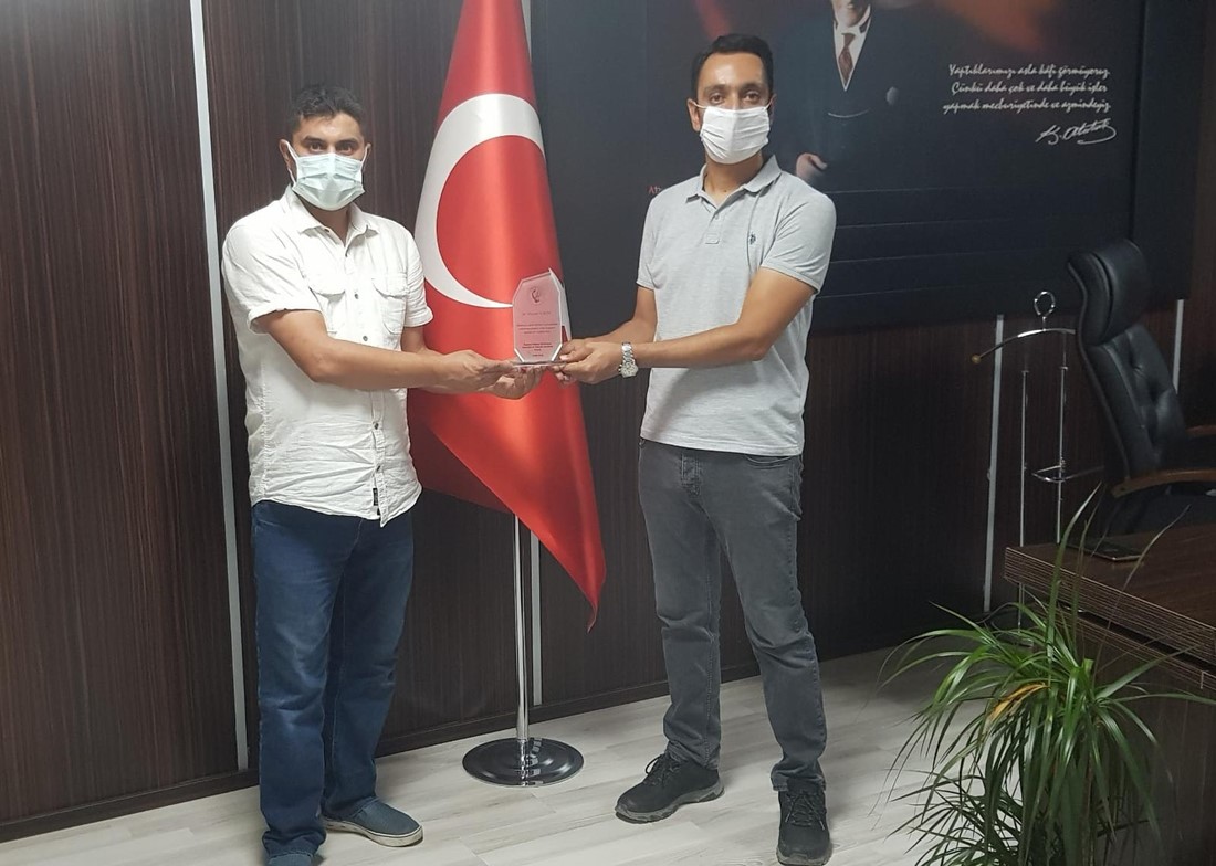 Hüseyin Kıran `a Bir ödül Daha