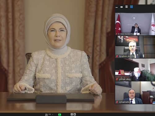 Emine Erdoğan, Dördüncü Tıbbi ve Aromatik Bitkiler Çalıştayı’na video mesaj gönderdi