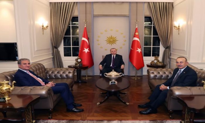 Cumhurbaşkanı Erdoğan, Pakistan Dışişleri Bakanı Kureyşi’yi kabul etti