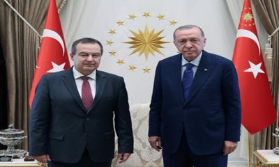 Cumhurbaşkanı Erdoğan, Sırbistan Ulusal Meclis Başkanı Daçiç’i kabul etti