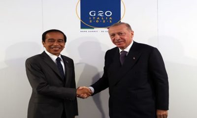 Cumhurbaşkanı Erdoğan, Endonezya Cumhurbaşkanı Widodo ile görüştü