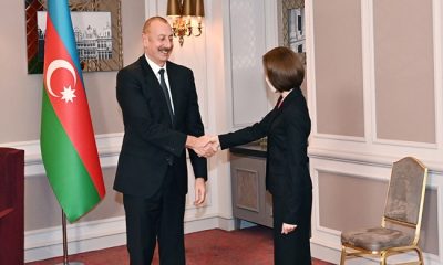 İlham Aliyev Brüksel’de Moldova Cumhuriyeti Cumhurbaşkanı Maya Sandu ile bir araya geldi