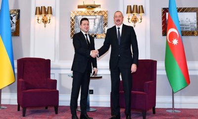 İlham Aliyev, Ukrayna Cumhurbaşkanı Vladimir Zelensky ile Brüksel’de bir araya geldi