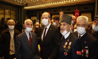 Cumhurbaşkanı Ersin Tatar, Kayseri temasları kapsamında Kayseri’deki Kıbrıs gazileriyle bir araya geldi