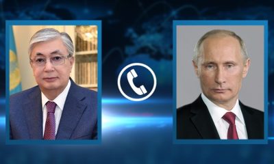 Состоялся телефонный разговор Главы государства с Президентом России Владимиром Путиным