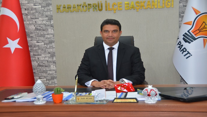 Ak Parti Karaköprü İlçe Başkanı Sait Ağan’ dan Anneler Günü mesajı