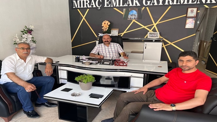 HÜSEYİN KIRAN `DAN HALİL BEĞİT `E HAYIRLI OLSUN ZİYARETİ