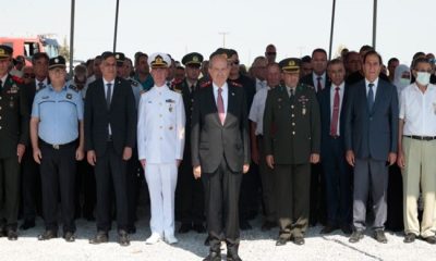 Cumhurbaşkanı Ersin Tatar, Piyade Er Allahverdi Kılıç’ın şehit edilişinin 26. yıl dönümü dolayısıyla düzenlenen anma törenine katıldı