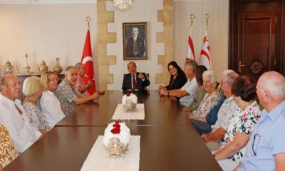 Cumhurbaşkanı Ersin Tatar, Kuzey Kıbrıs Türk-İngiliz Derneği heyetini kabul etti