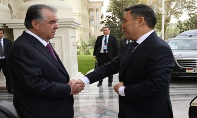 Kırgız Cumhuriyeti Cumhurbaşkanı Sadir Japarov ile görüşme