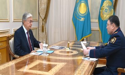 Cumhurbaşkanı, İçişleri Bakanı Yerzhan Sadenov’u kabul etti