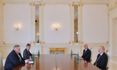 İlham Aliyev, Rusya Hükümeti Başkan Yardımcısı Aleksey Overçuk’u kabul etti