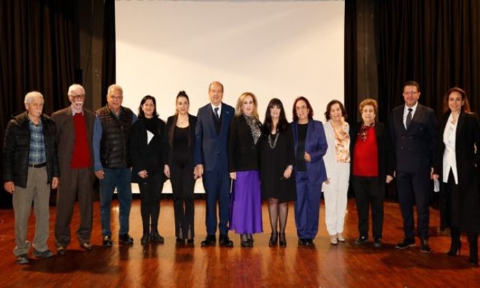 Cumhurbaşkanı Ersin Tatar, “Uzay’ın Şairi Osman Türkay” adlı eser için düzenlenen tanıtım etkinliğinde konuştu
