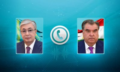 Kassym-Jomart Tokayev, Tacikistan Cumhurbaşkanı Emomali Rahmon ile telefon görüşmesi yaptı