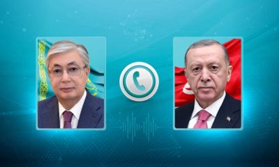 Kassym-Jomart Tokayev, Türkiye Cumhurbaşkanı Recep Tayyip Erdoğan ile telefon görüşmesi yaptı