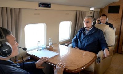 Devlet başkanı Kuzey Kazakistan bölgesinin sular altında kalan bölgeleri üzerinde uçtu