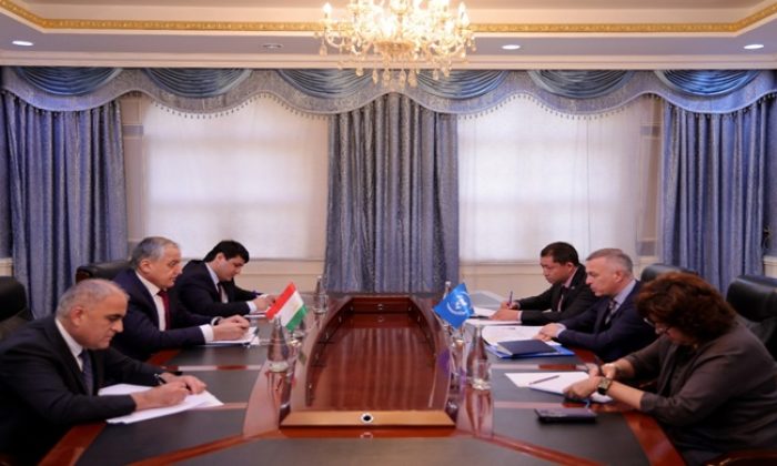 Meeting of the Minister of Foreign Affairs with the Head of the UNHCR National Office in Tajikistan